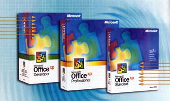 Το κουτί του Microsoft Office XP